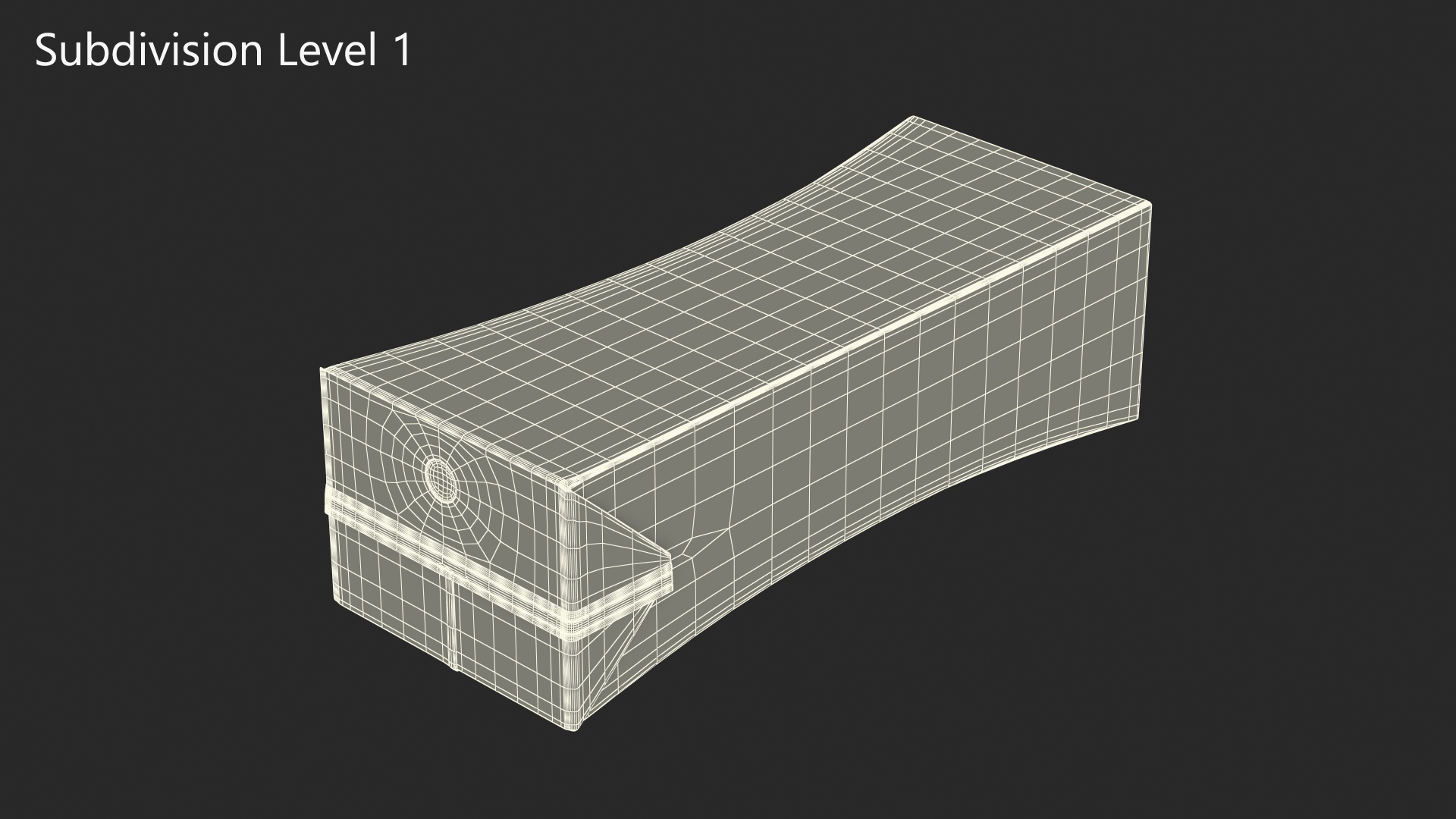 3D model Small Aseptic Carton Mockup Colored