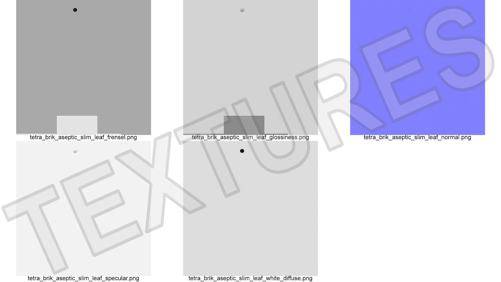 3D model Small Aseptic Carton Mockup Colored