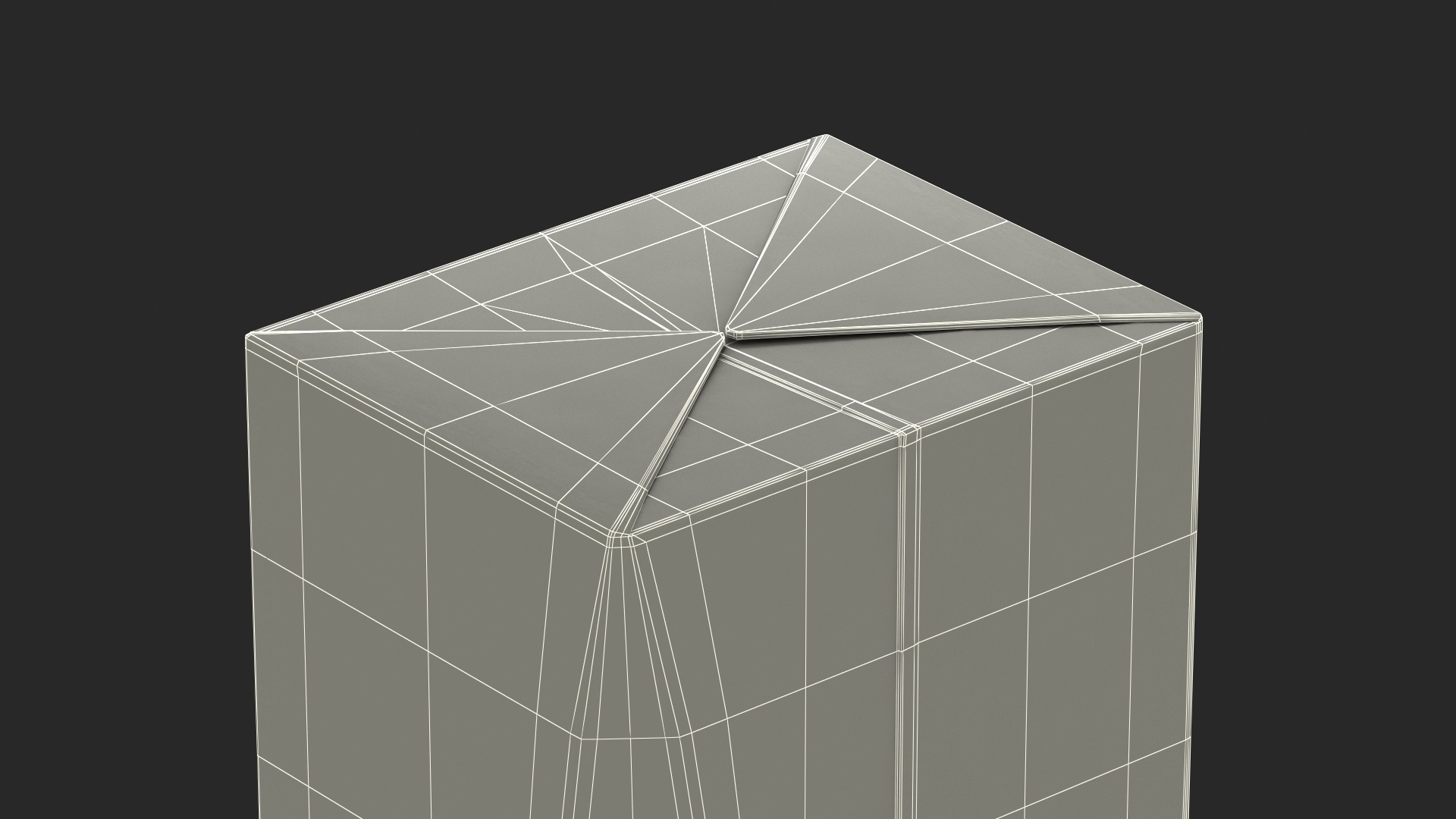 3D model Small Aseptic Carton Mockup Colored