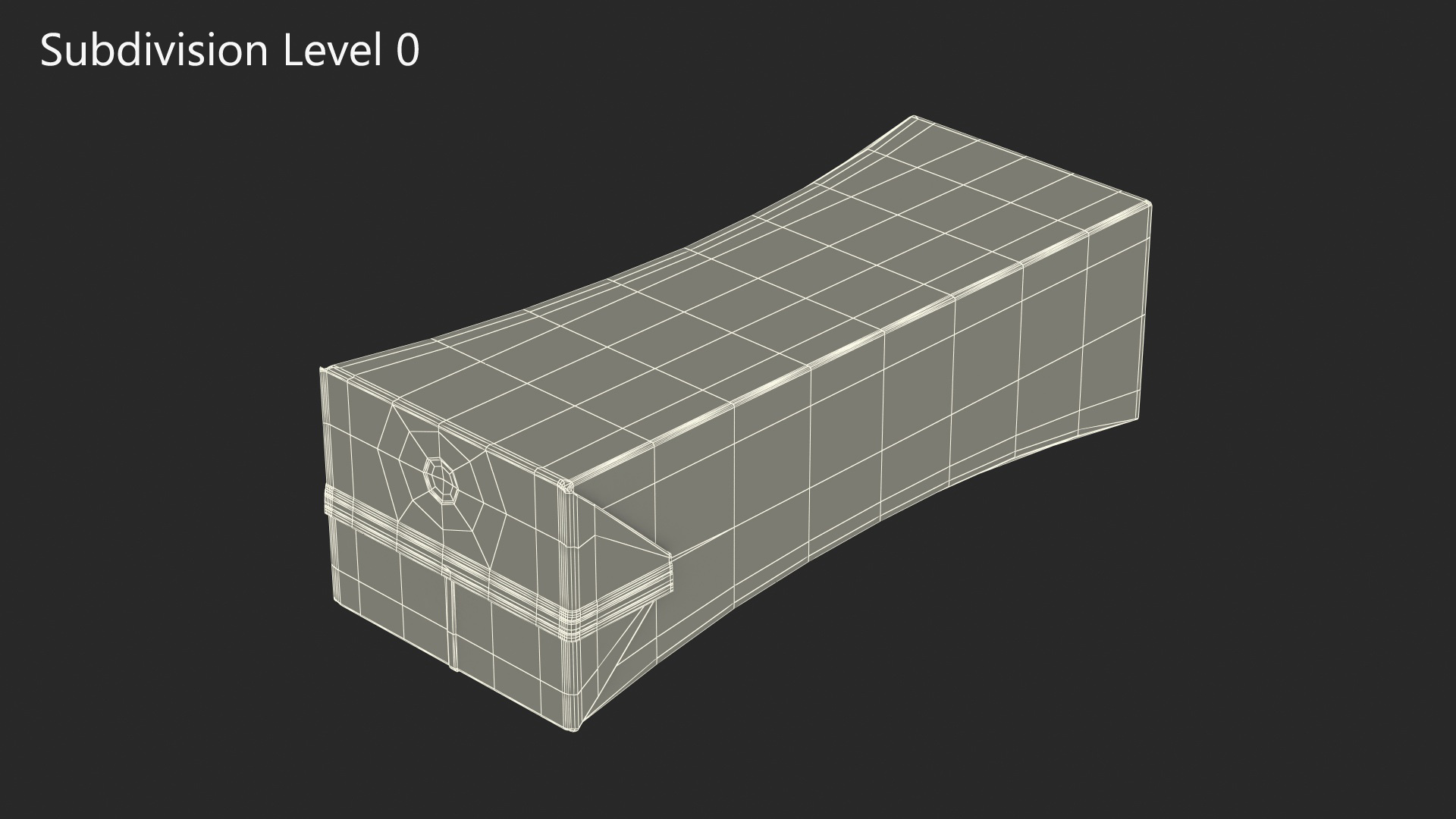 3D model Small Aseptic Carton Mockup Colored