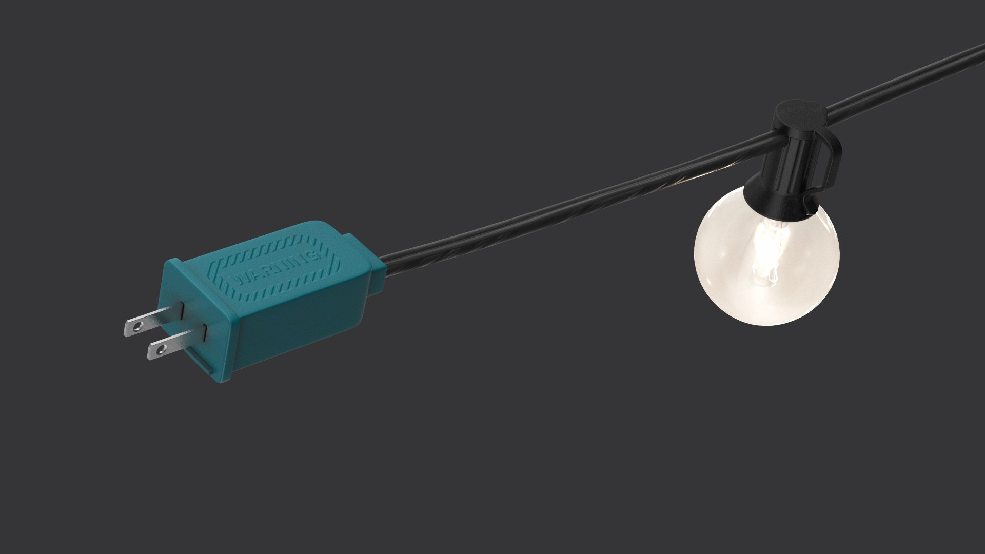 3D Outdoor String Lights