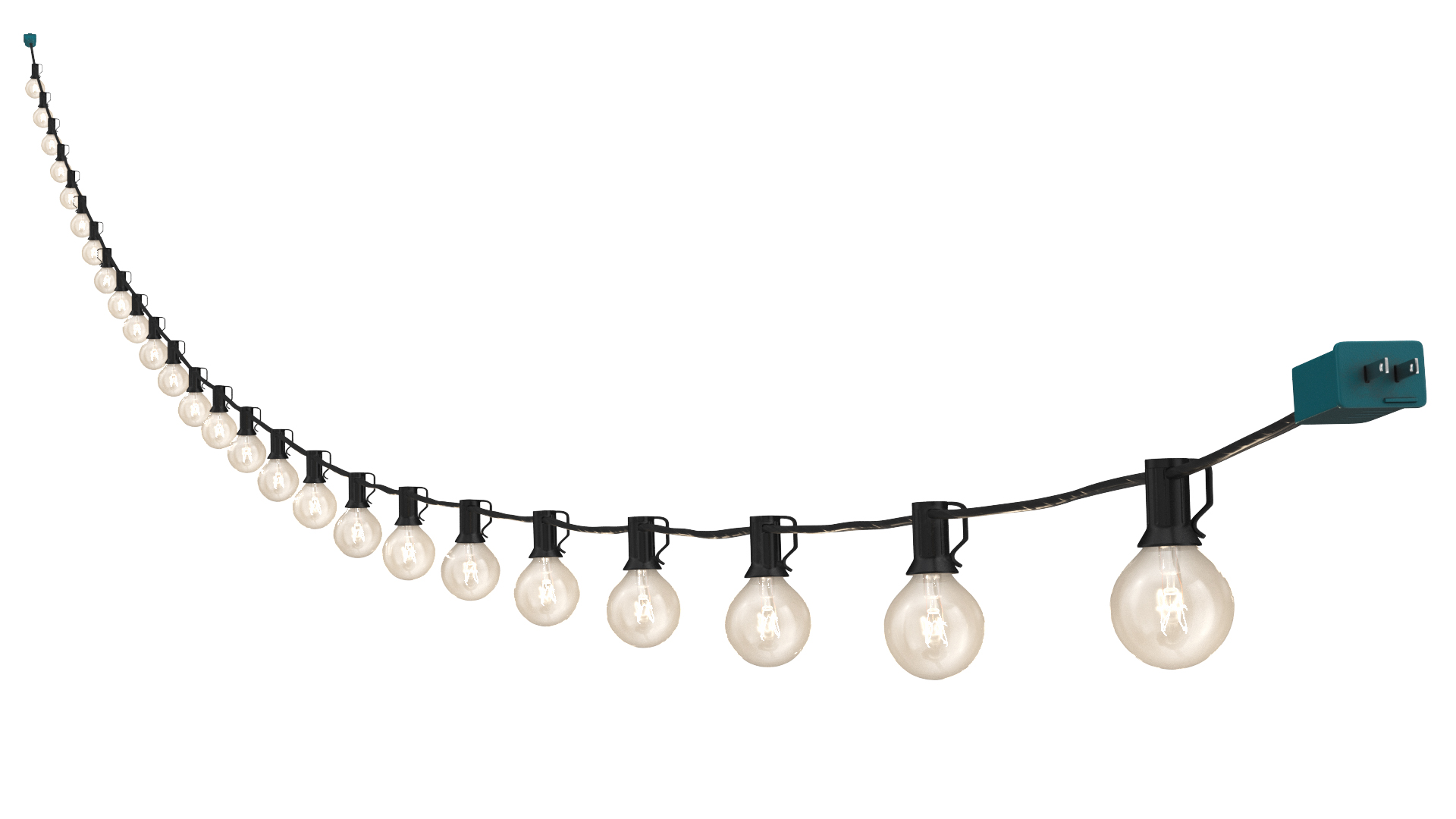 3D Outdoor String Lights
