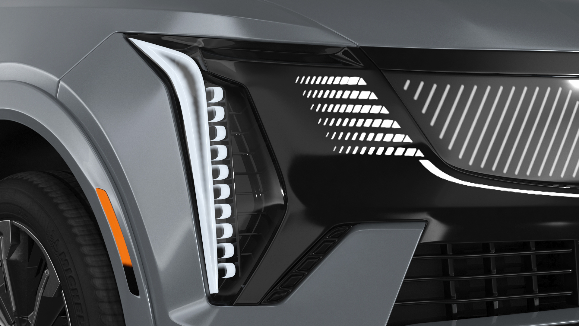 3D Cadillac Escalade 2025 IQ Flare Metallic Rigged for Cinema 4D