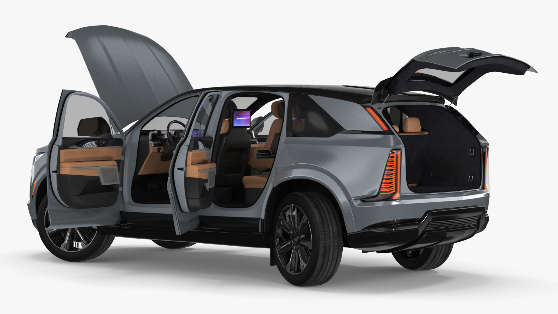 3D Cadillac Escalade 2025 IQ Flare Metallic Rigged for Cinema 4D