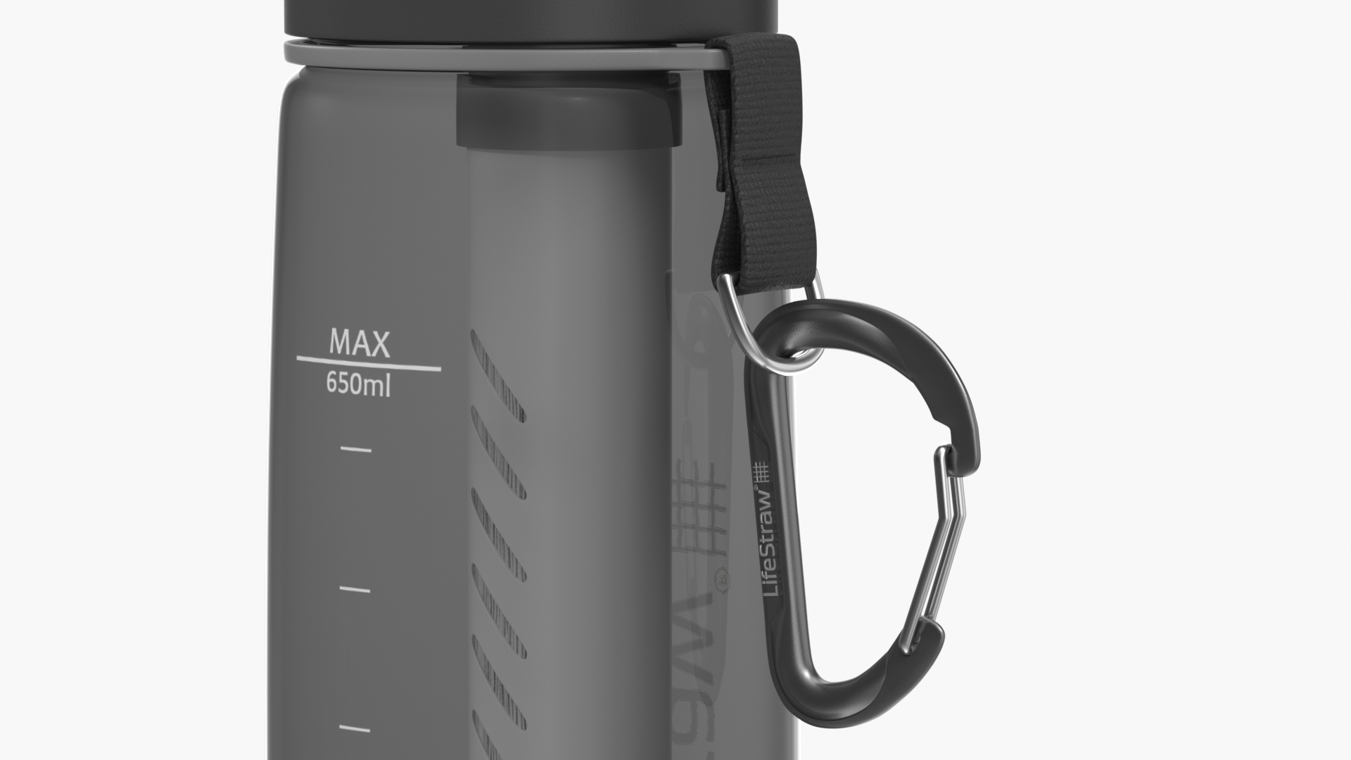 3D model LifeStraw Go 2-Stage Water Filter Bottle Grey
