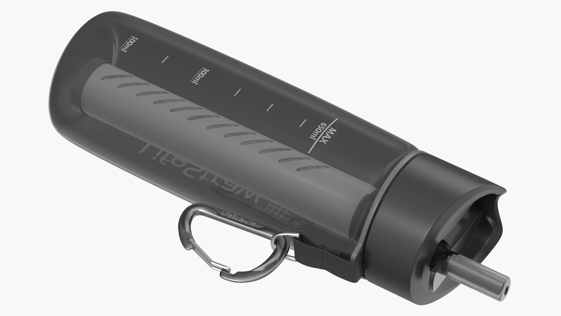 3D model LifeStraw Go 2-Stage Water Filter Bottle Grey