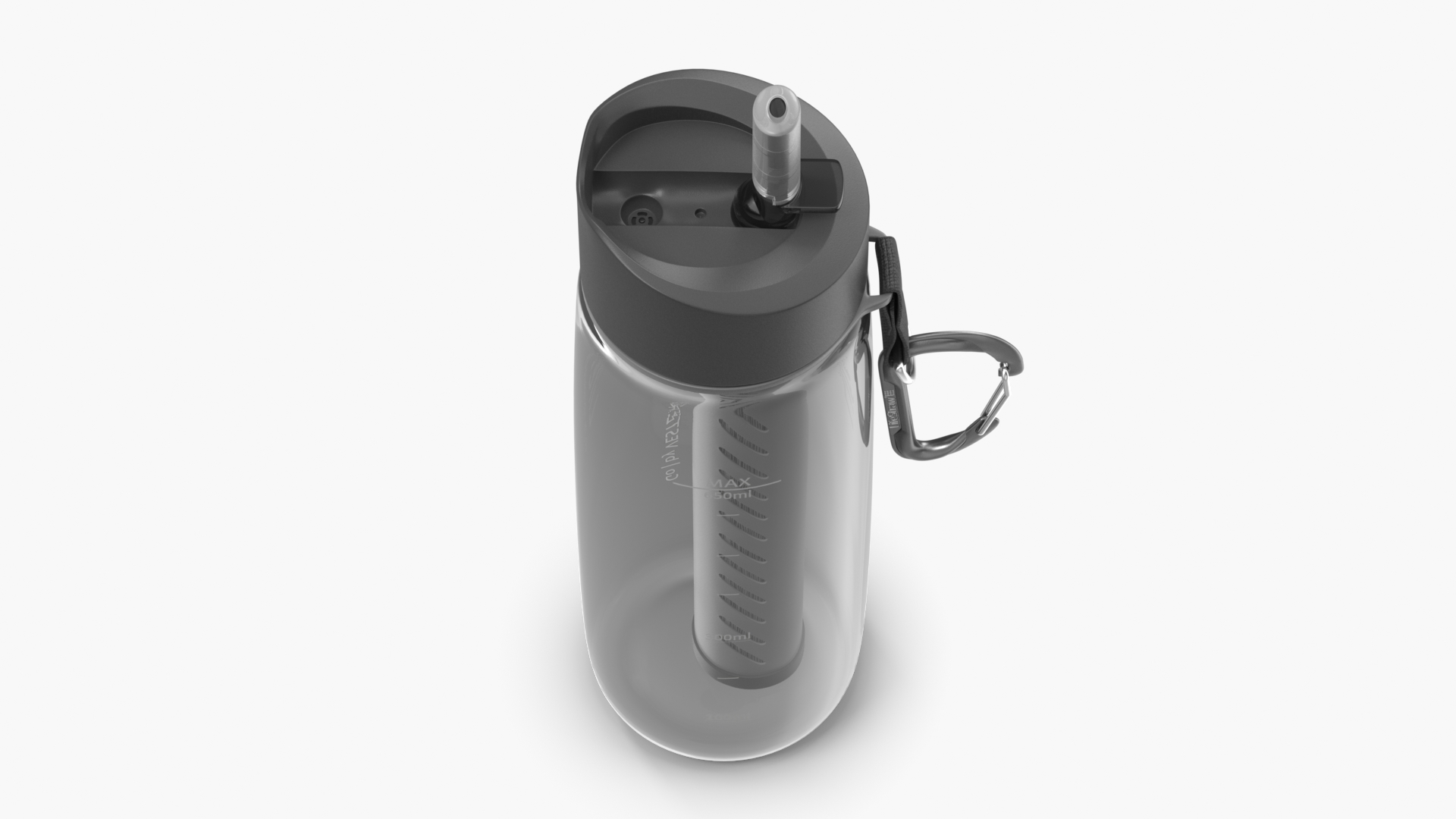 3D model LifeStraw Go 2-Stage Water Filter Bottle Grey