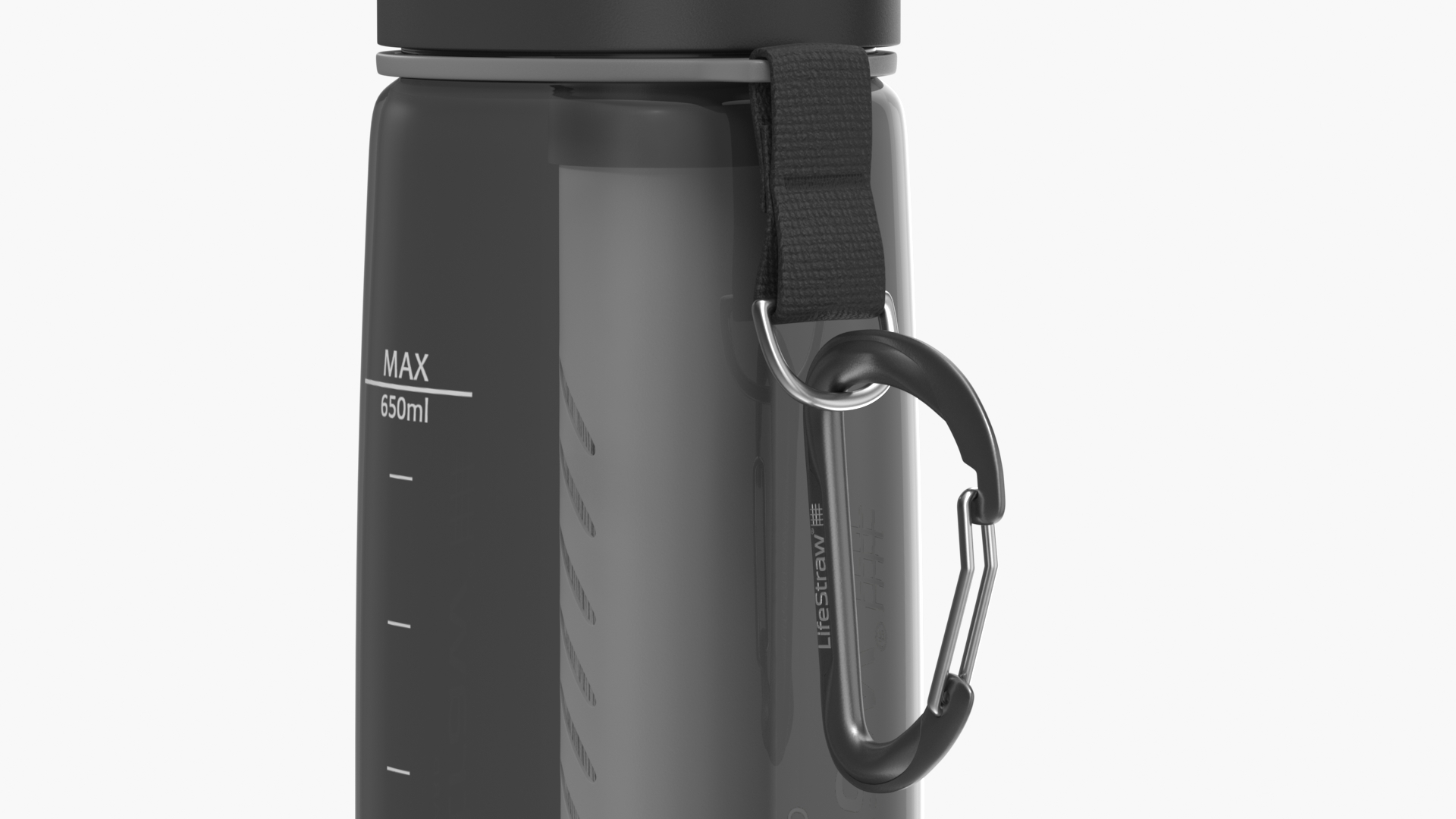 3D model LifeStraw Go 2-Stage Water Filter Bottle Grey