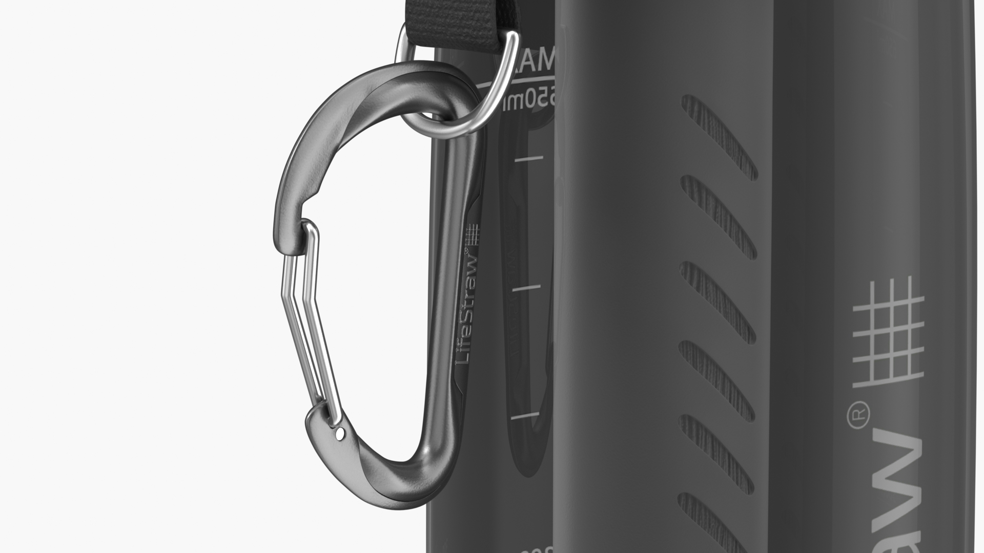 3D model LifeStraw Go 2-Stage Water Filter Bottle Grey