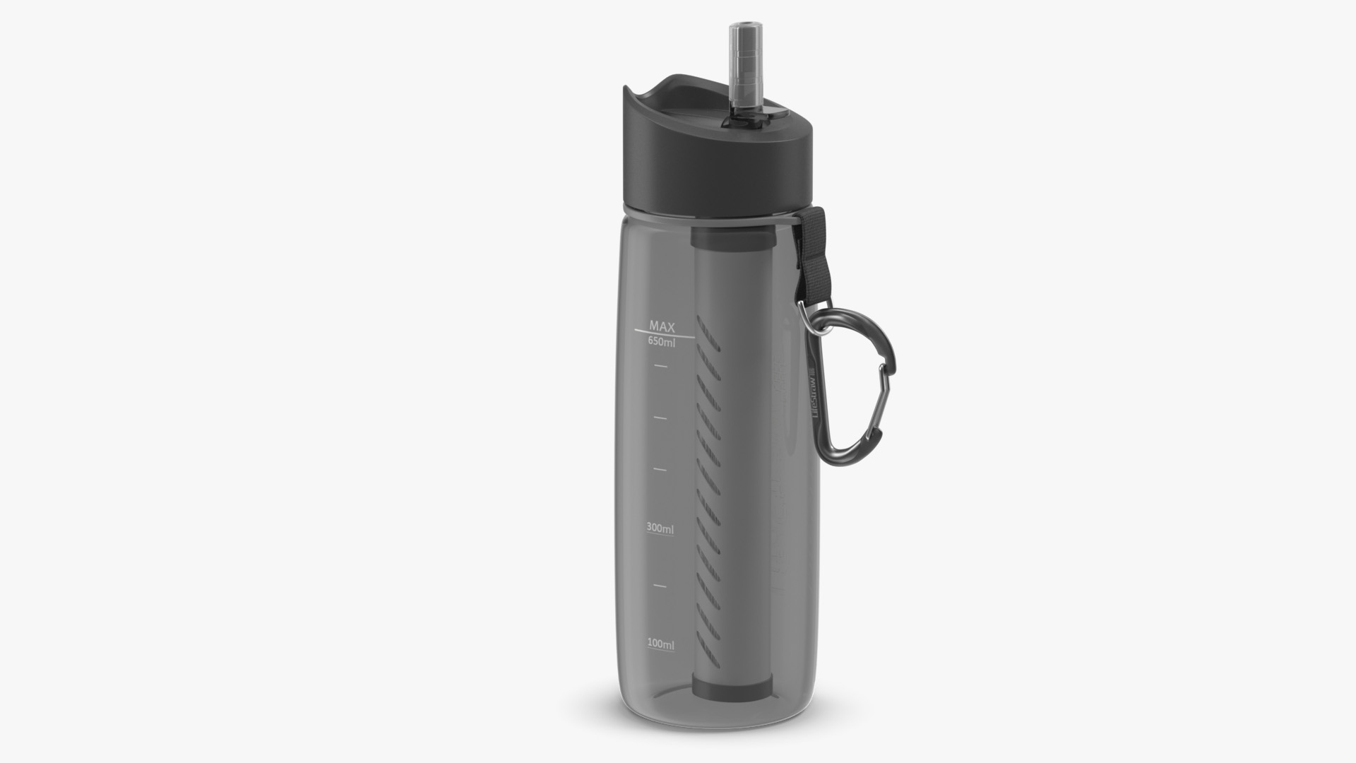 3D model LifeStraw Go 2-Stage Water Filter Bottle Grey