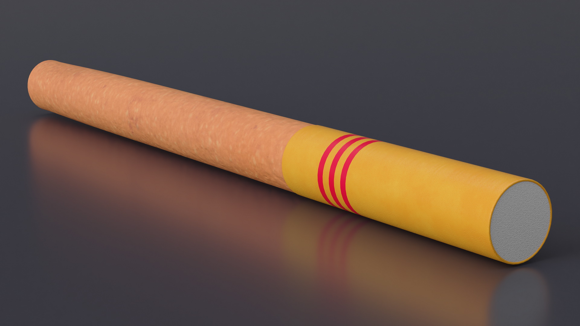 Cigar with Filter 3D