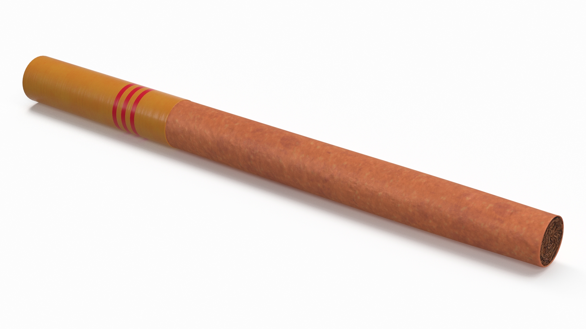 Cigar with Filter 3D