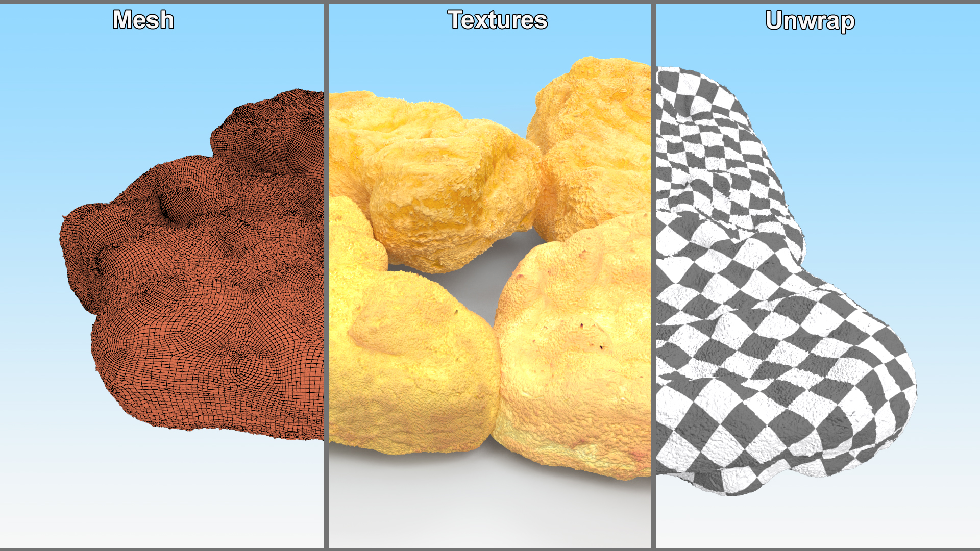 Nuggets 3D model