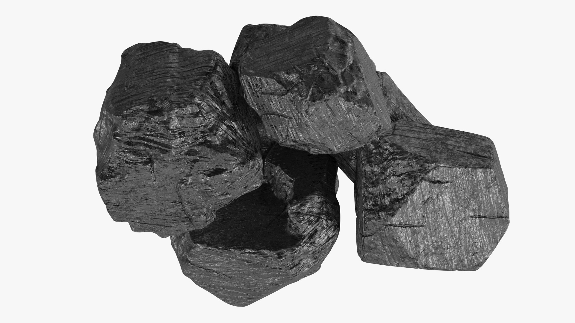 3D model Anthracite Coal Pile