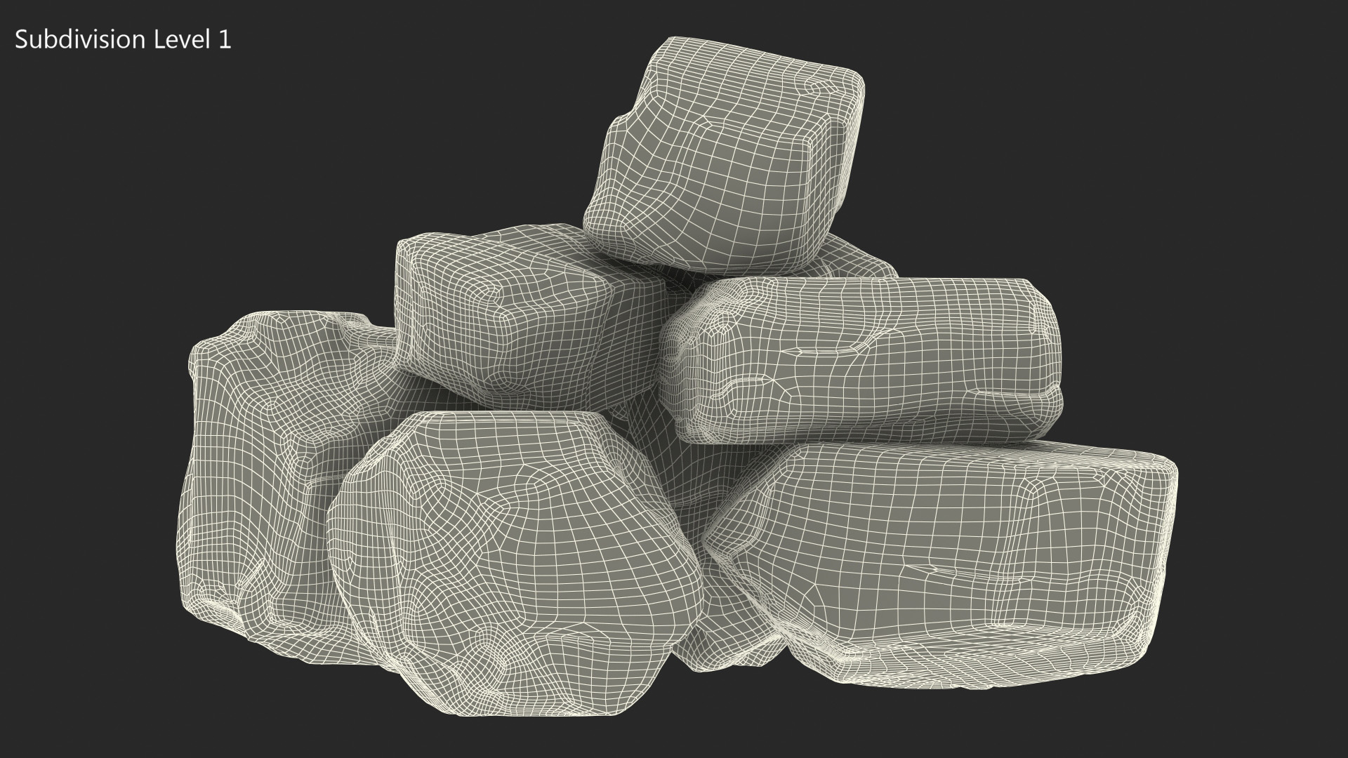 3D model Anthracite Coal Pile