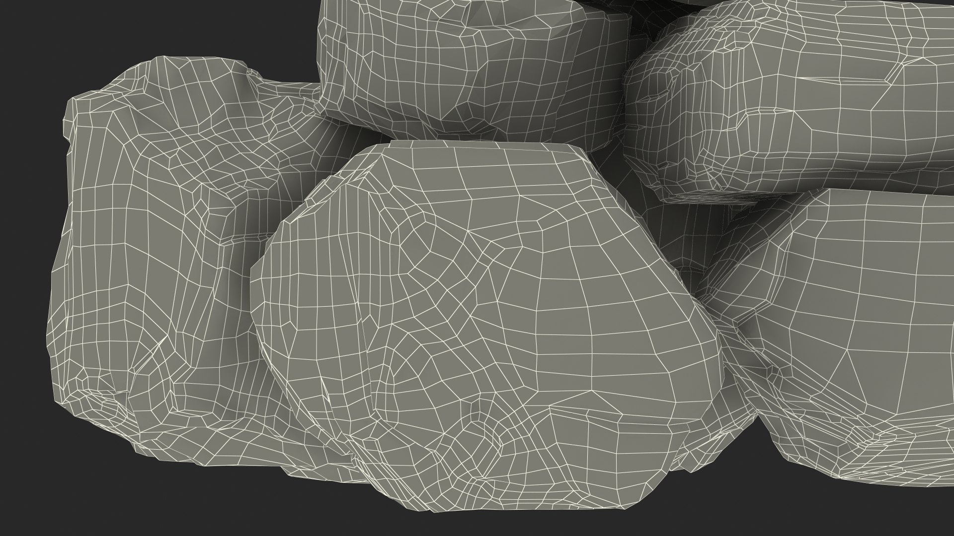 3D model Anthracite Coal Pile