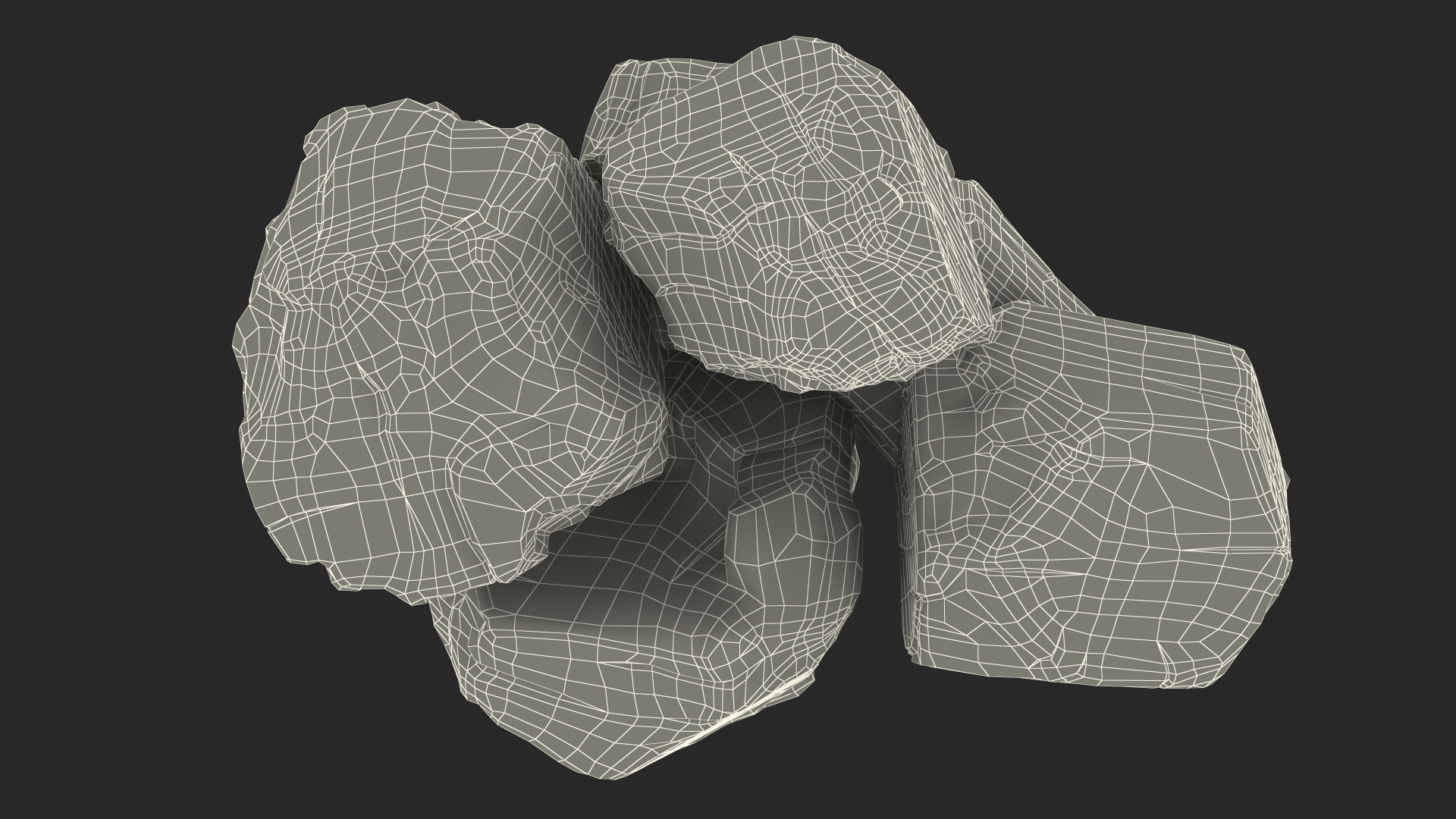 3D model Anthracite Coal Pile