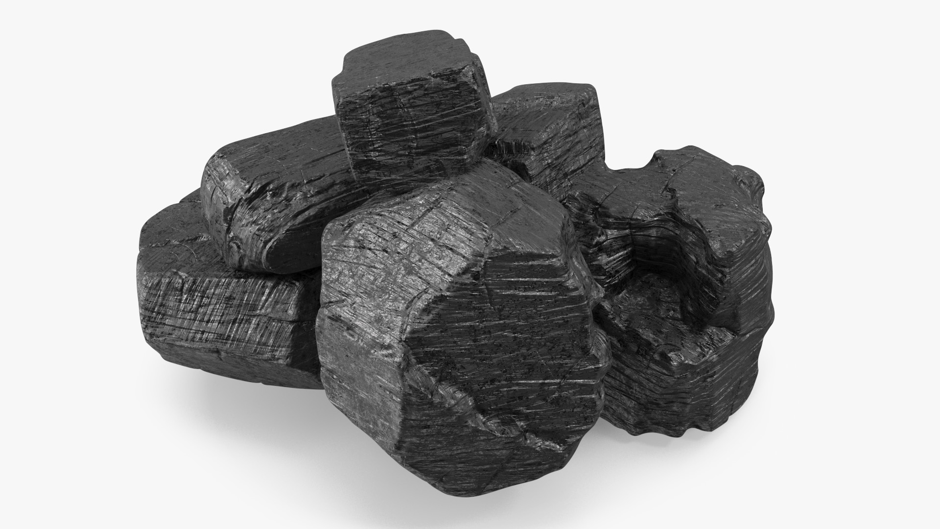 3D model Anthracite Coal Pile