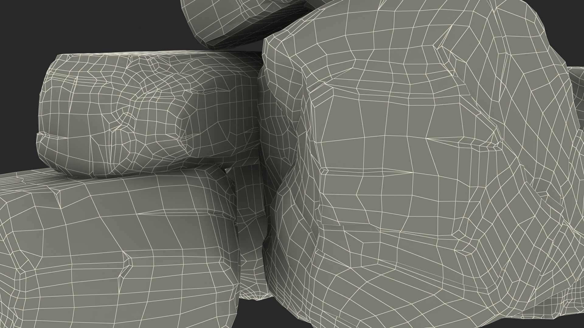 3D model Anthracite Coal Pile