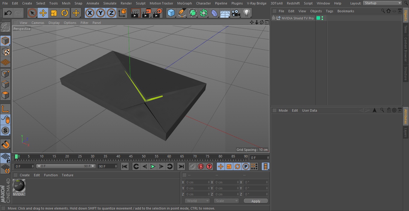 3D model NVIDIA Shield TV Pro