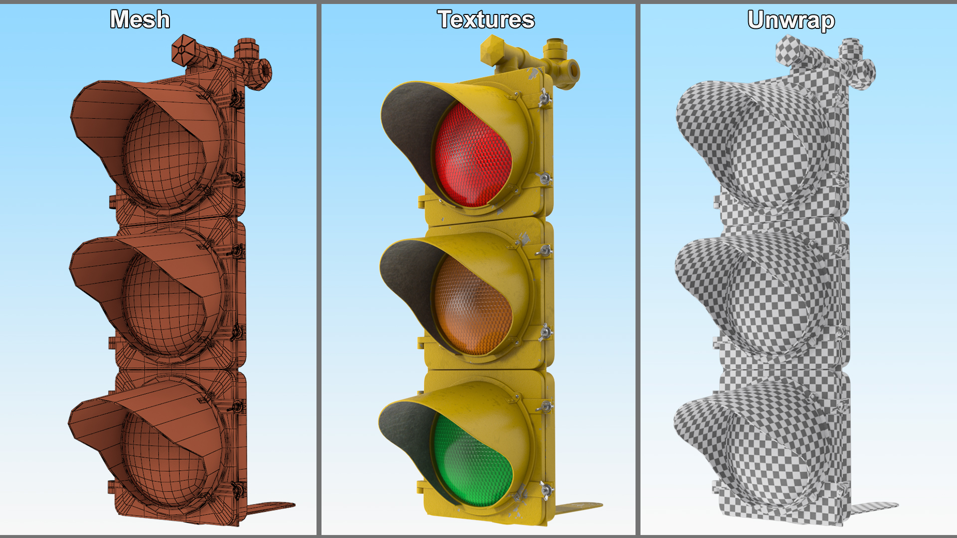 3D Traffic Light model