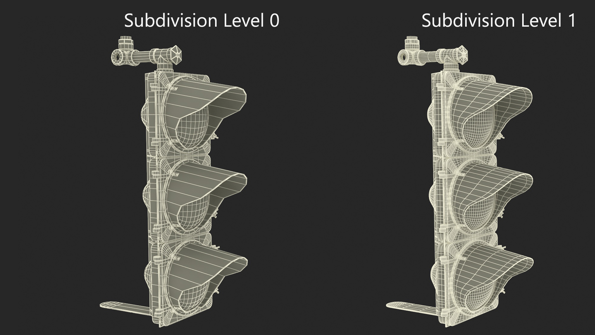 3D Traffic Light model