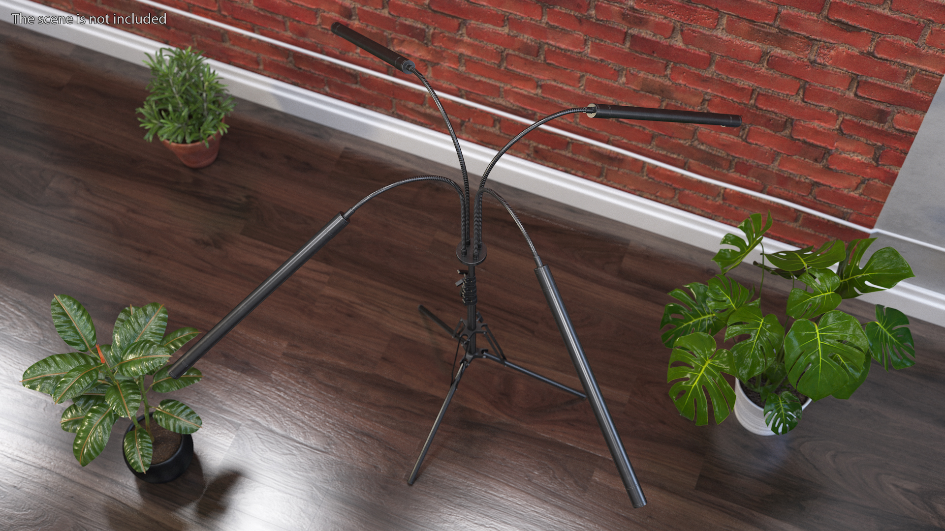 Led Indoor Grow Lamp Short Lights Off 3D