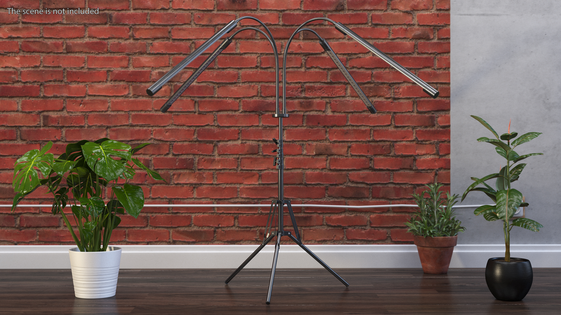 Led Indoor Grow Lamp Short Lights Off 3D