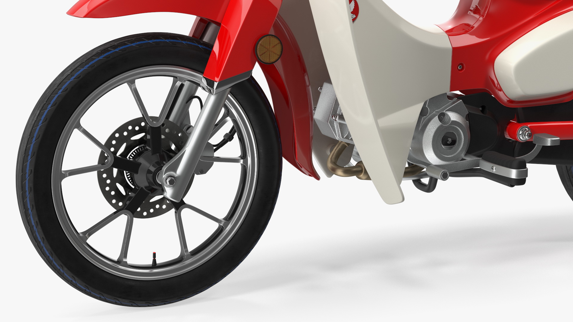 Scooter Honda Super Cub 2024 Red 3D