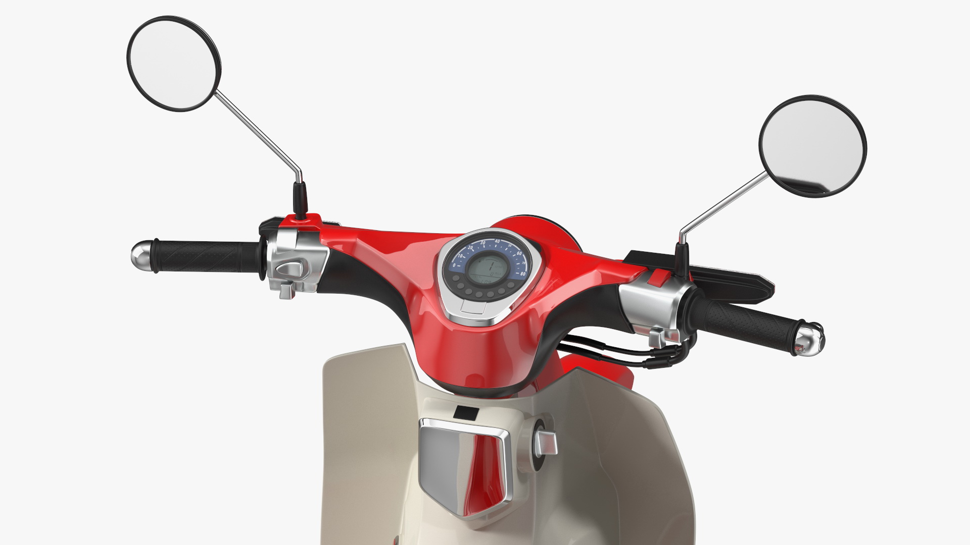 Scooter Honda Super Cub 2024 Red 3D