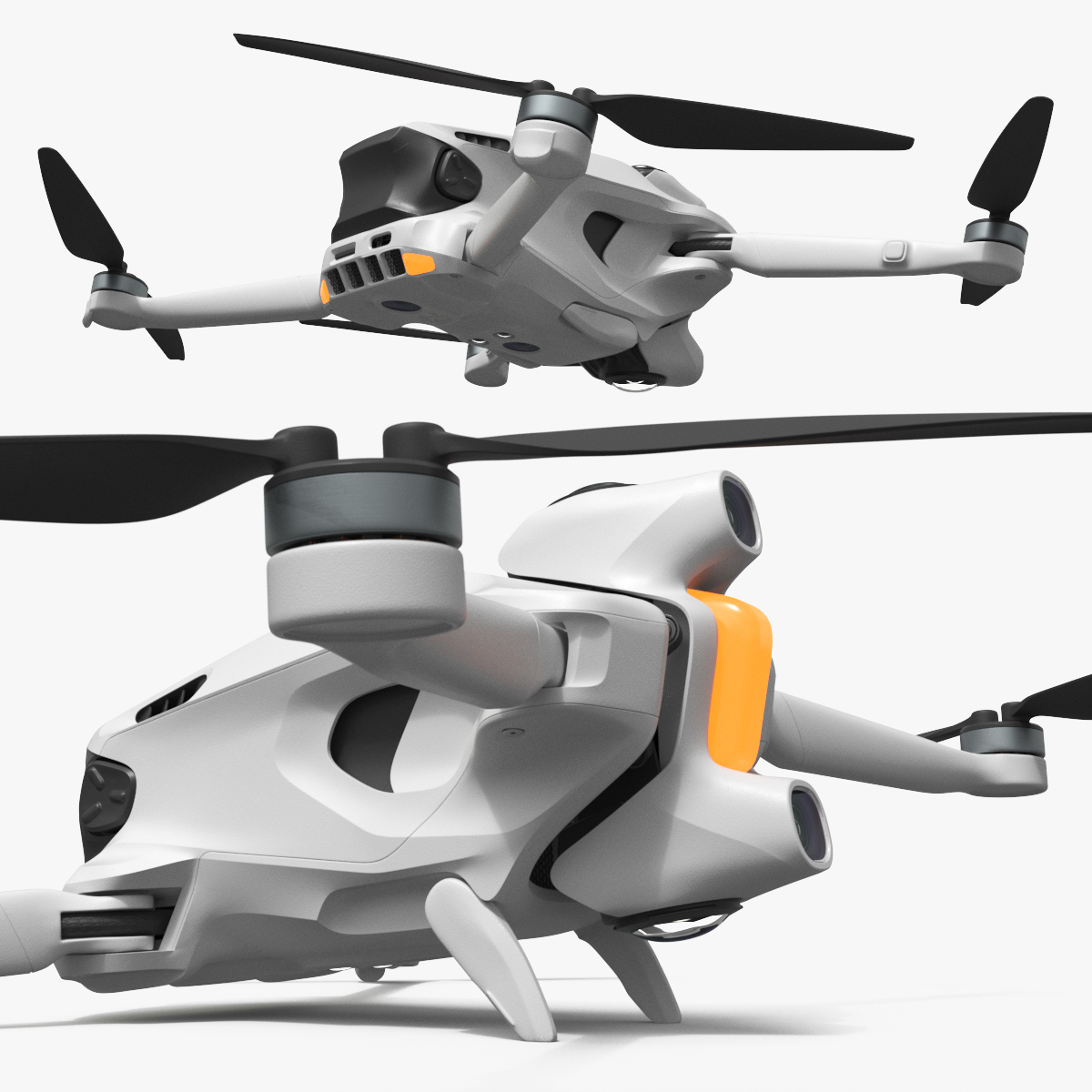 Antigravity A1 Drone with Integrated Camera 3D model preview