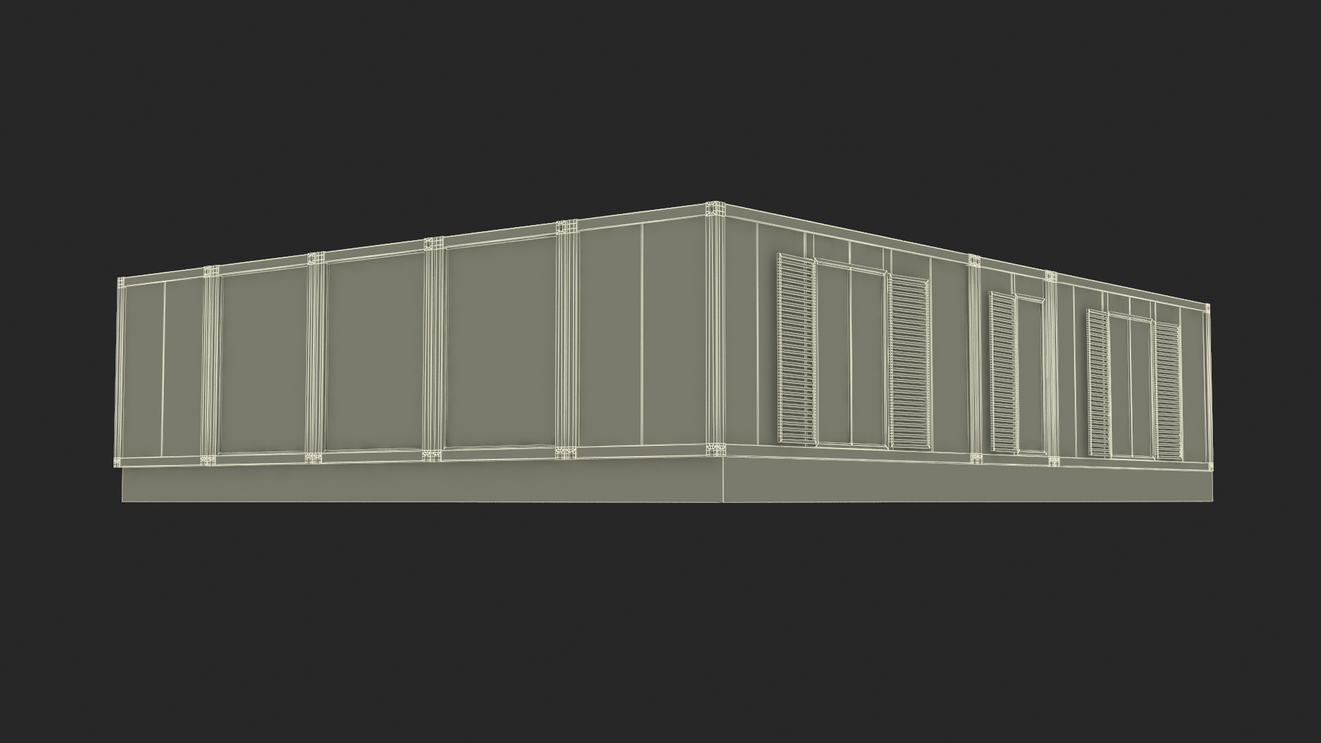 3D Mobile Modular Container Clinic