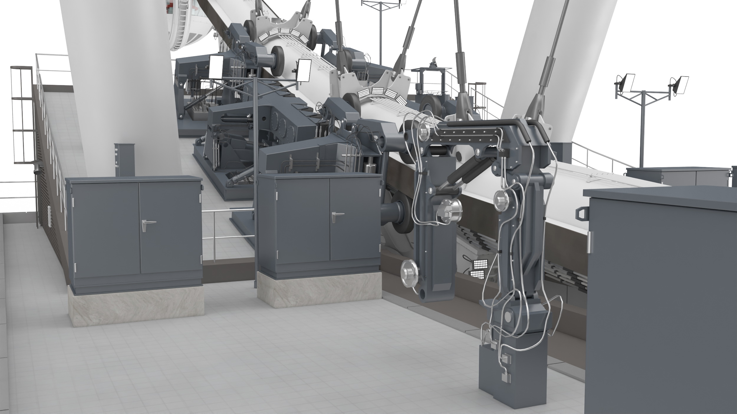 High Roller Ferris Wheel 3D model