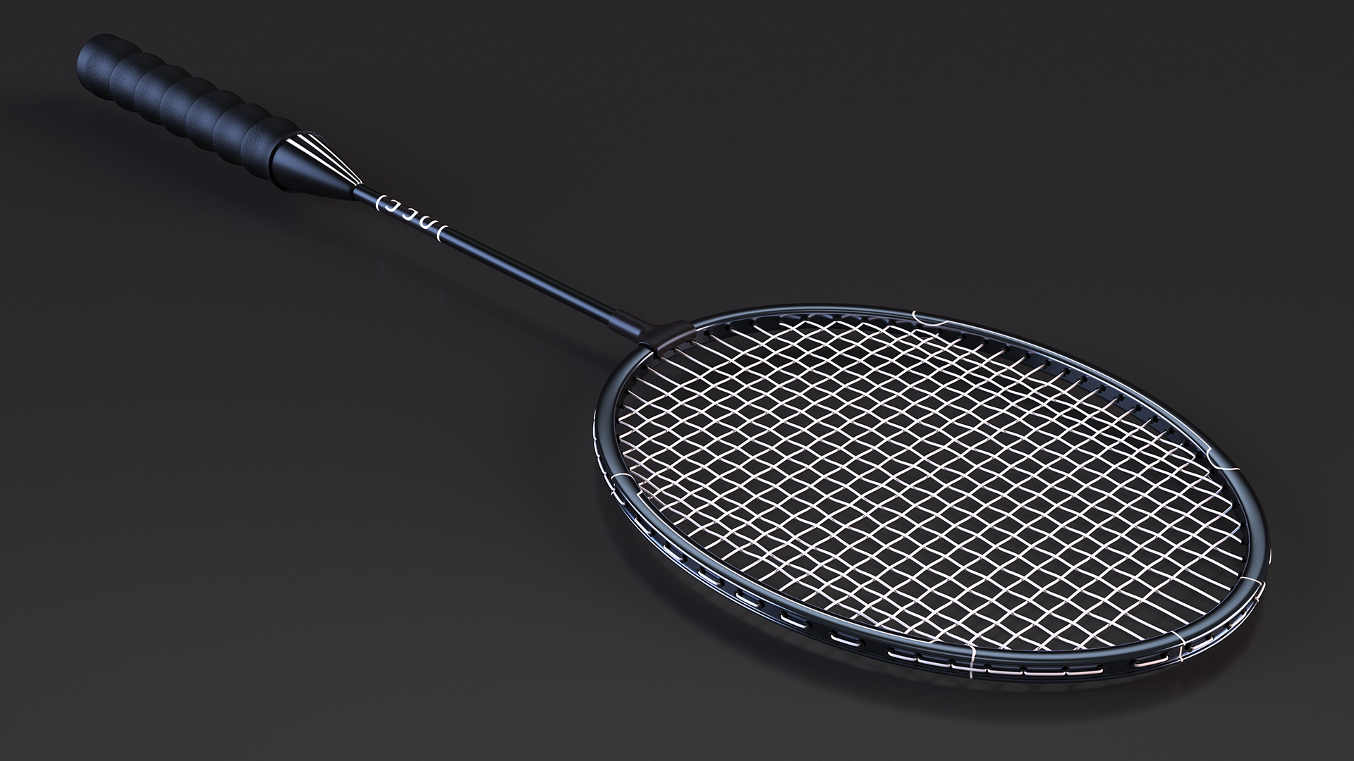 Professional Carbon Fiber Badminton Racket 3D