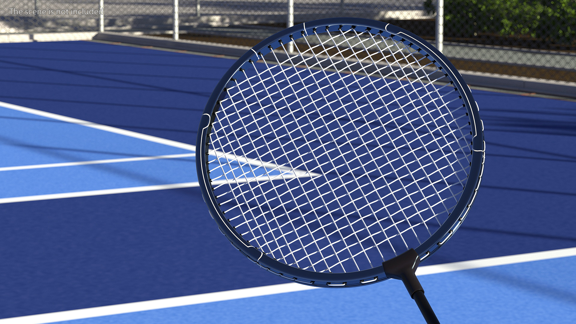 Professional Carbon Fiber Badminton Racket 3D