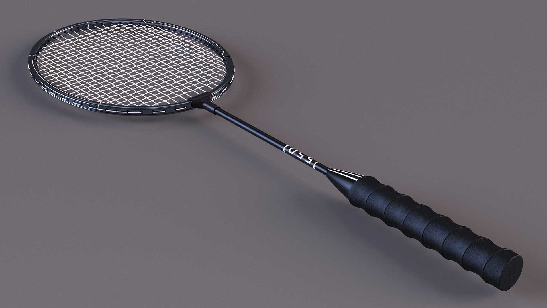 Professional Carbon Fiber Badminton Racket 3D
