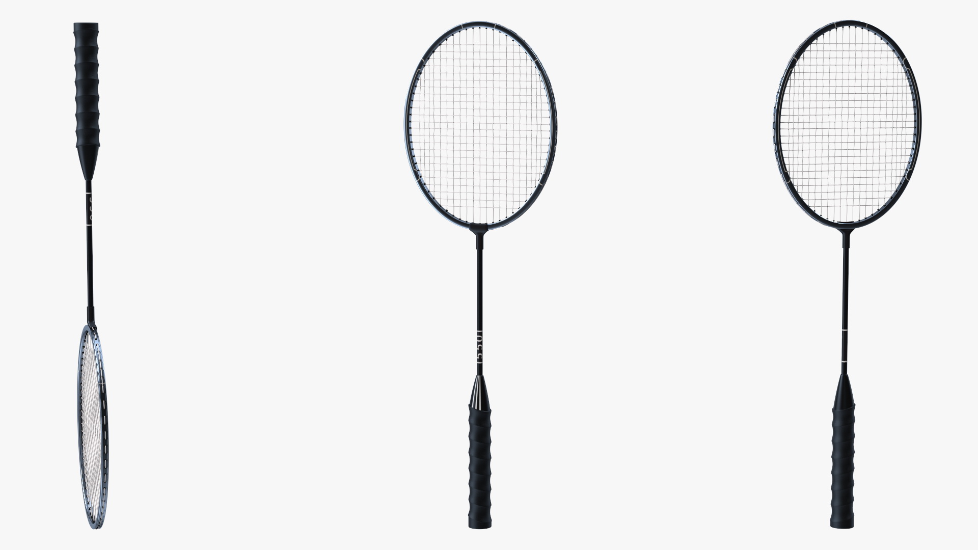 Professional Carbon Fiber Badminton Racket 3D