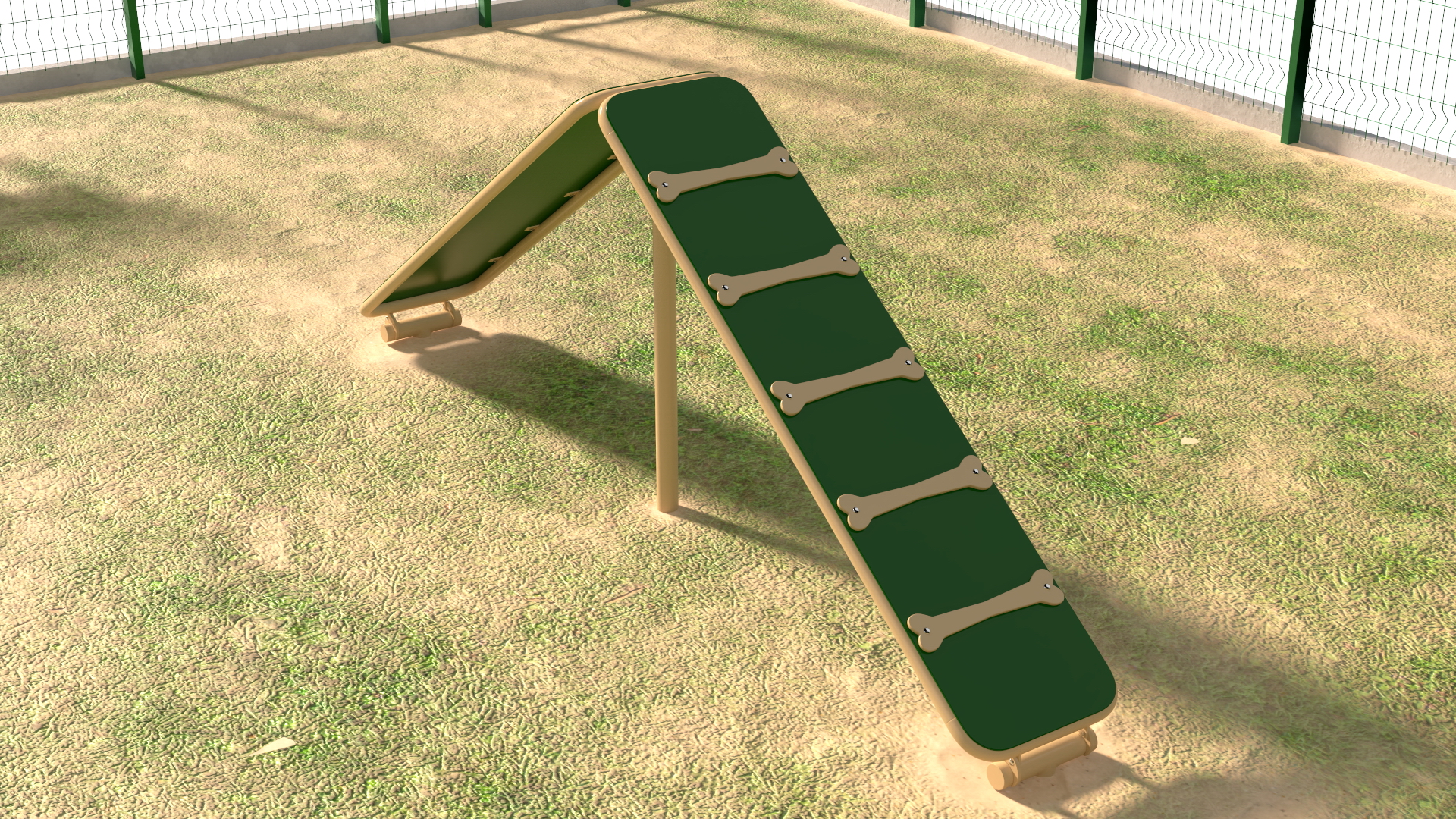 Dog Park Playground 3D model