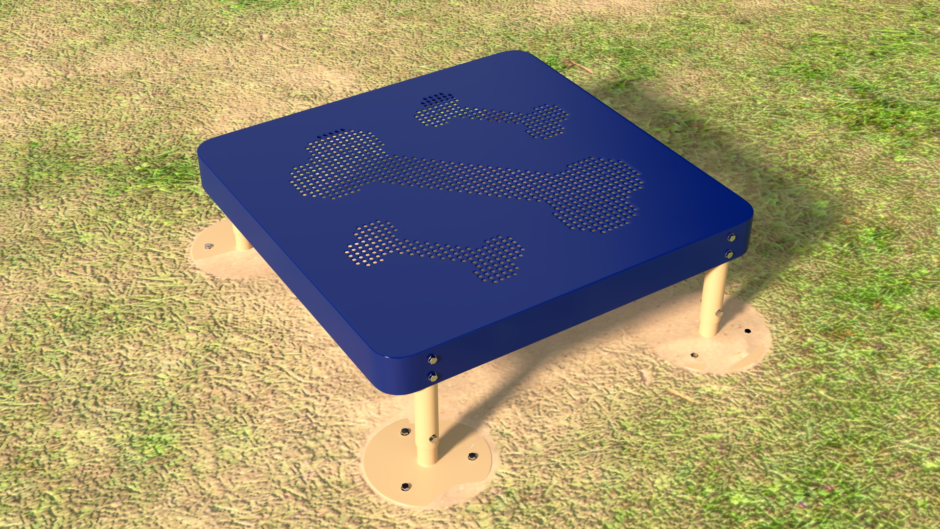 Dog Park Playground 3D model