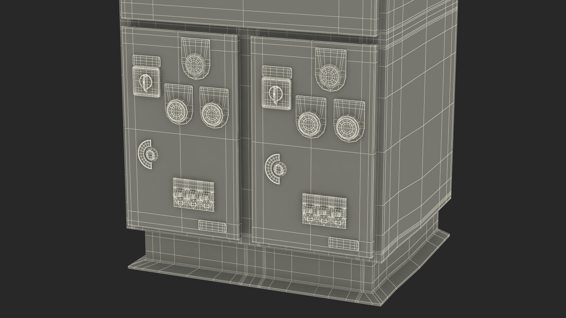 3D Standalone Industrial Electrical Control Panel