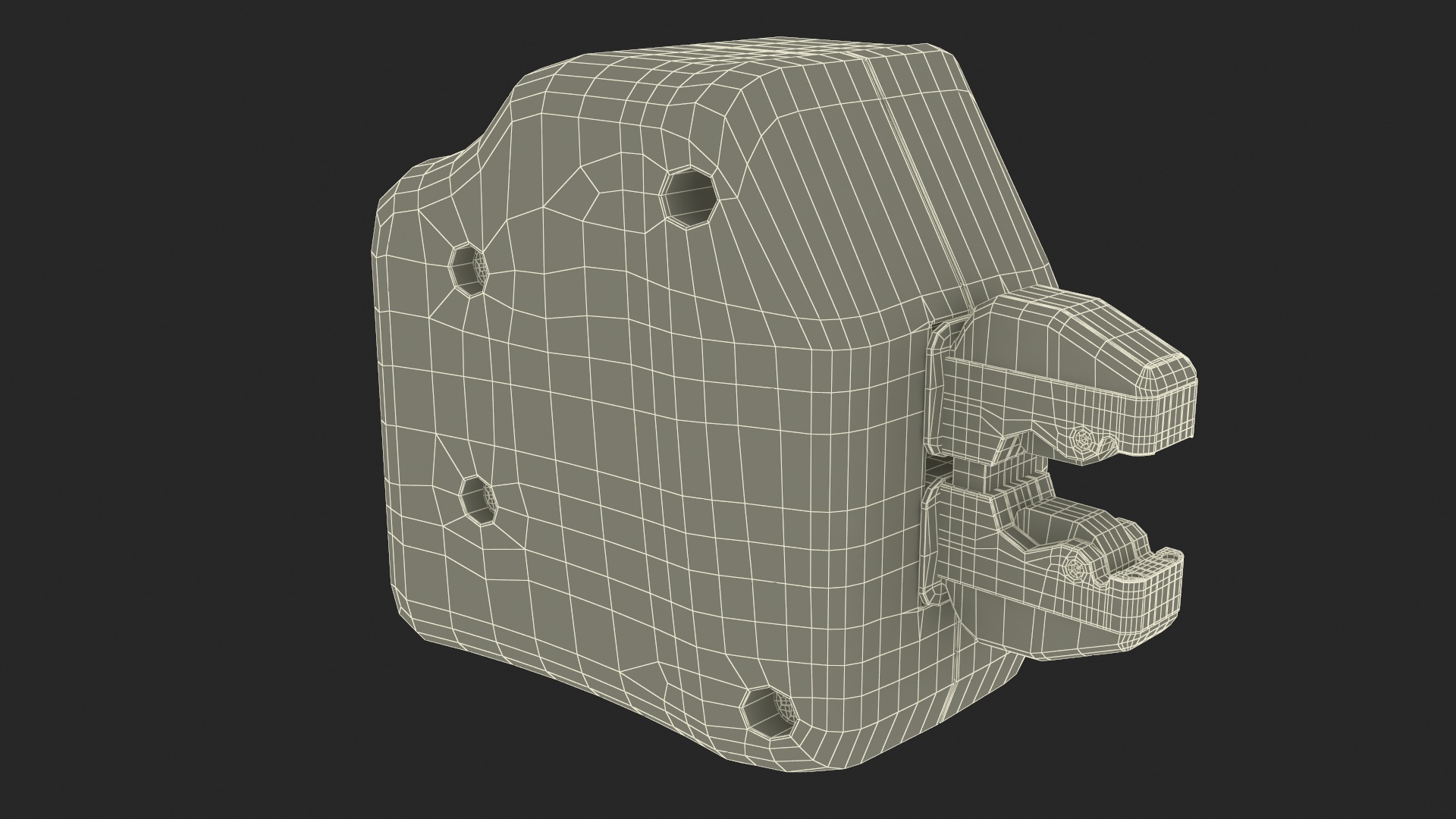 Special Manipulator Claw for KUKA KMR Iiwa Rigged 3D model