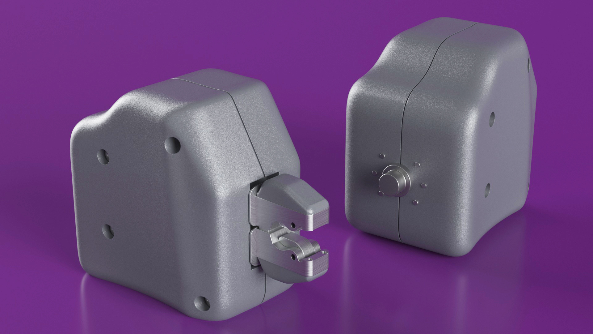 Special Manipulator Claw for KUKA KMR Iiwa Rigged 3D model