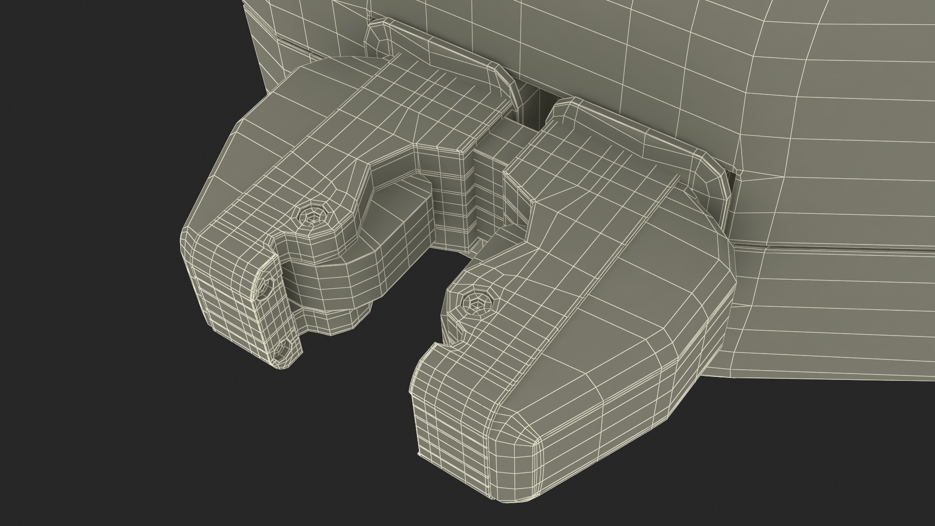 Special Manipulator Claw for KUKA KMR Iiwa Rigged 3D model