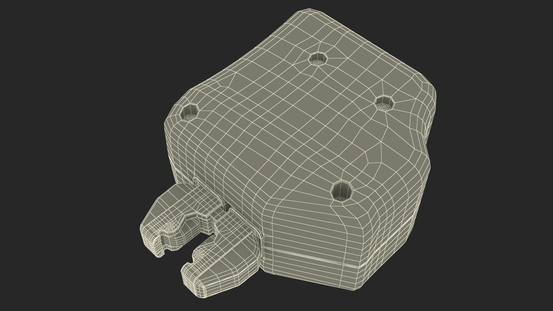 Special Manipulator Claw for KUKA KMR Iiwa Rigged 3D model