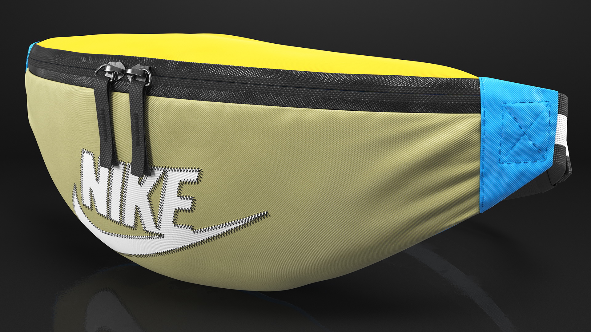 Nike Sportswear Heritage Hip Pack Jade Stone 3D model