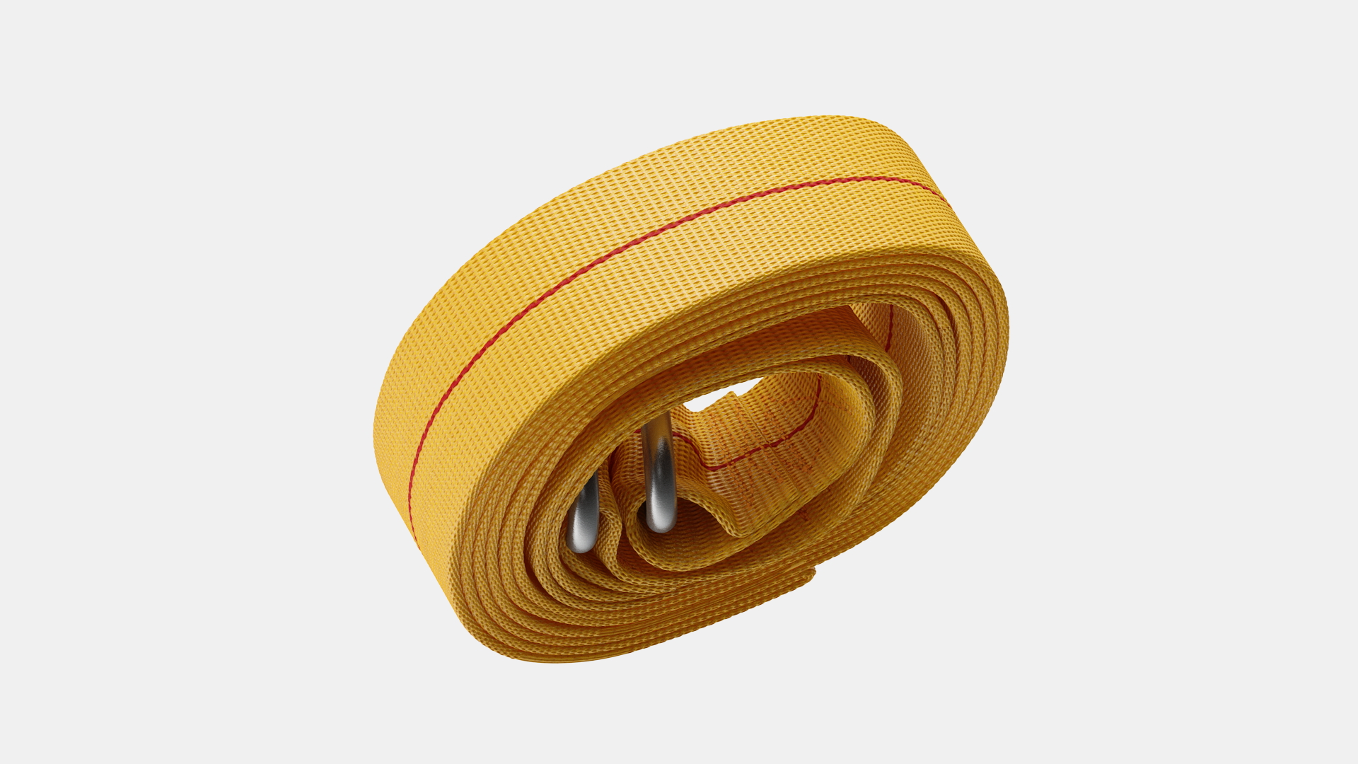 3D Tow Rope AA Car Essentials Packed model