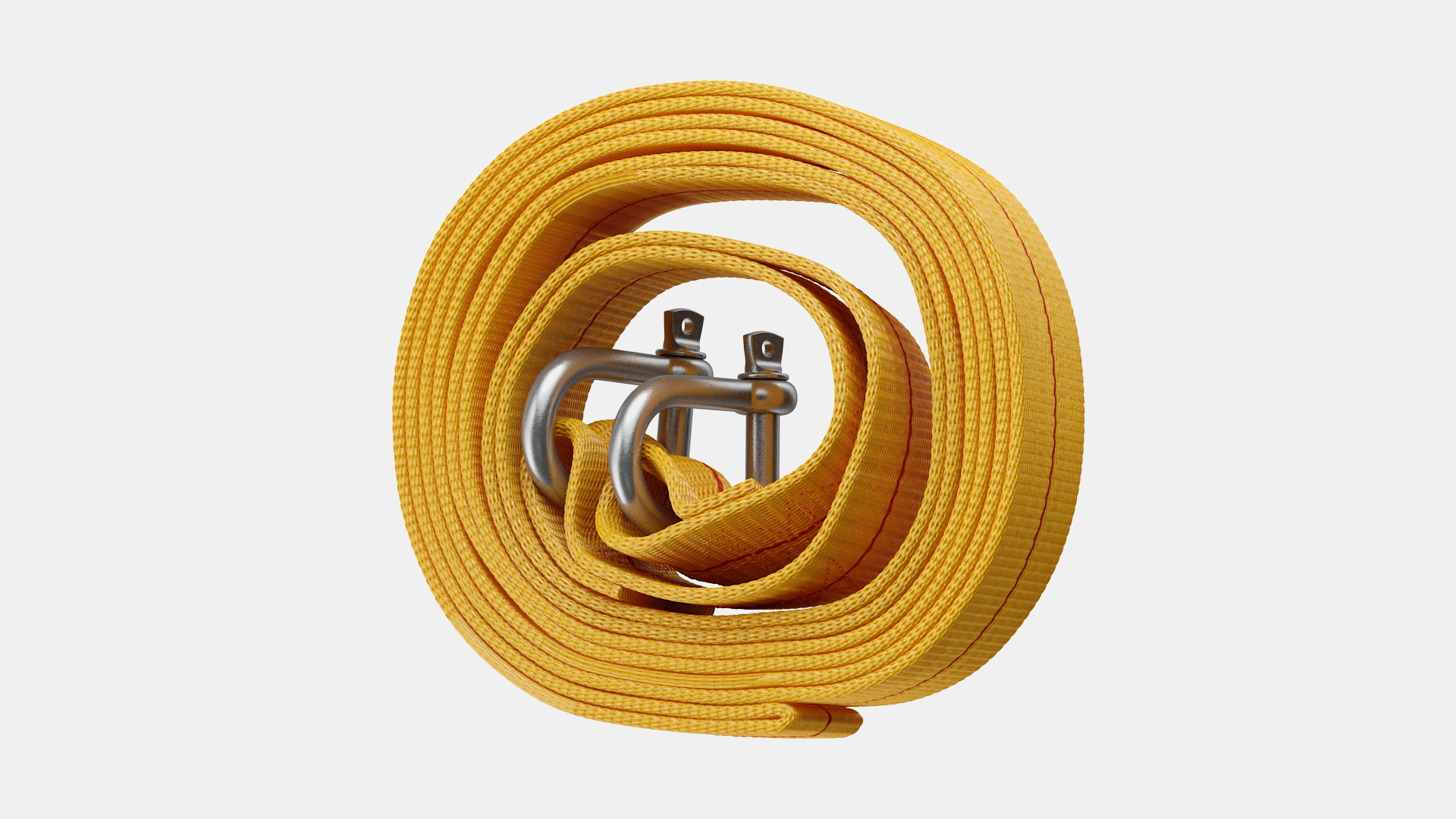 3D Tow Rope AA Car Essentials Packed model