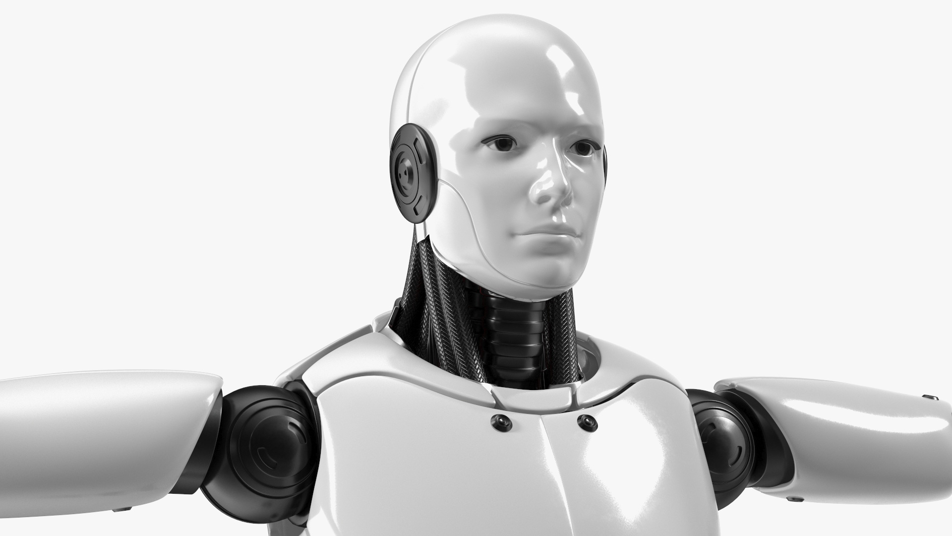 Male Cyborg Rigged for Cinema 4D 3D
