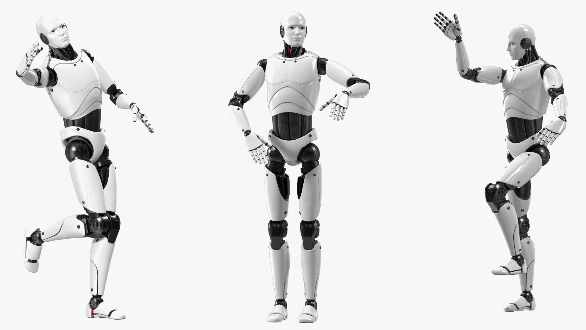 Male Cyborg Rigged for Cinema 4D 3D