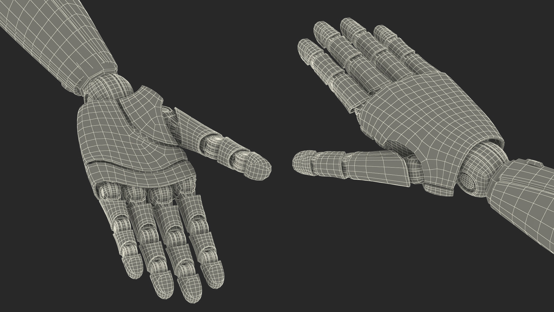Male Cyborg Rigged for Cinema 4D 3D